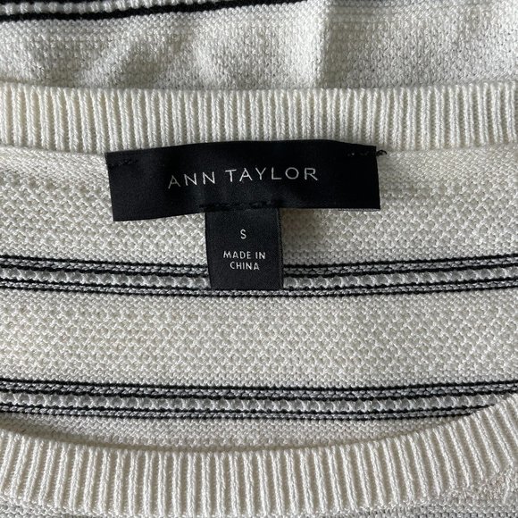 Ann Taylor Striped Long Sleeve - Picture 3 of 4